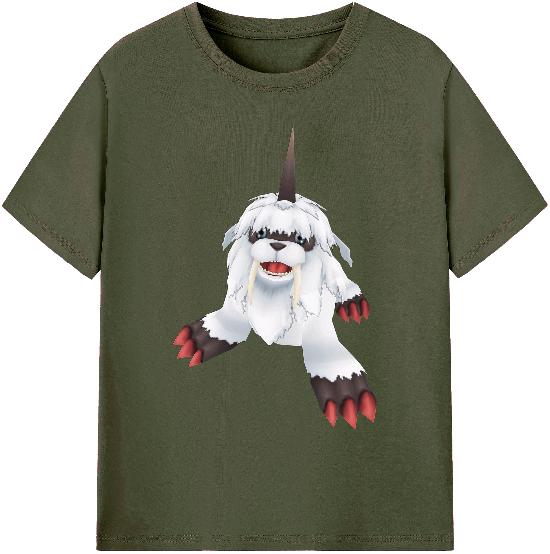 （画像用） Digimon デジタルモンスター/デジモン 綿100％ メンズ半袖Tシャツ｜肌触りやわらか＆通気性